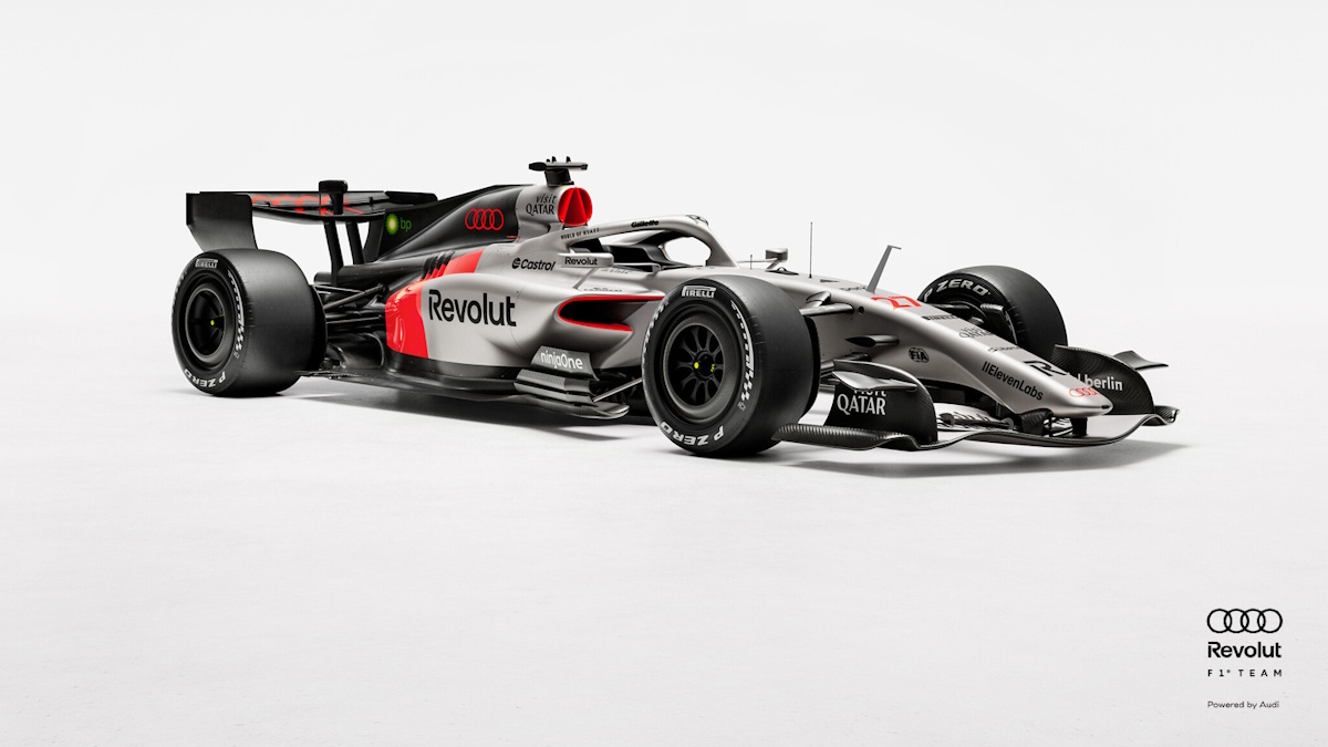 Dirkalnik R26 ekipe Audi Revolut F1®